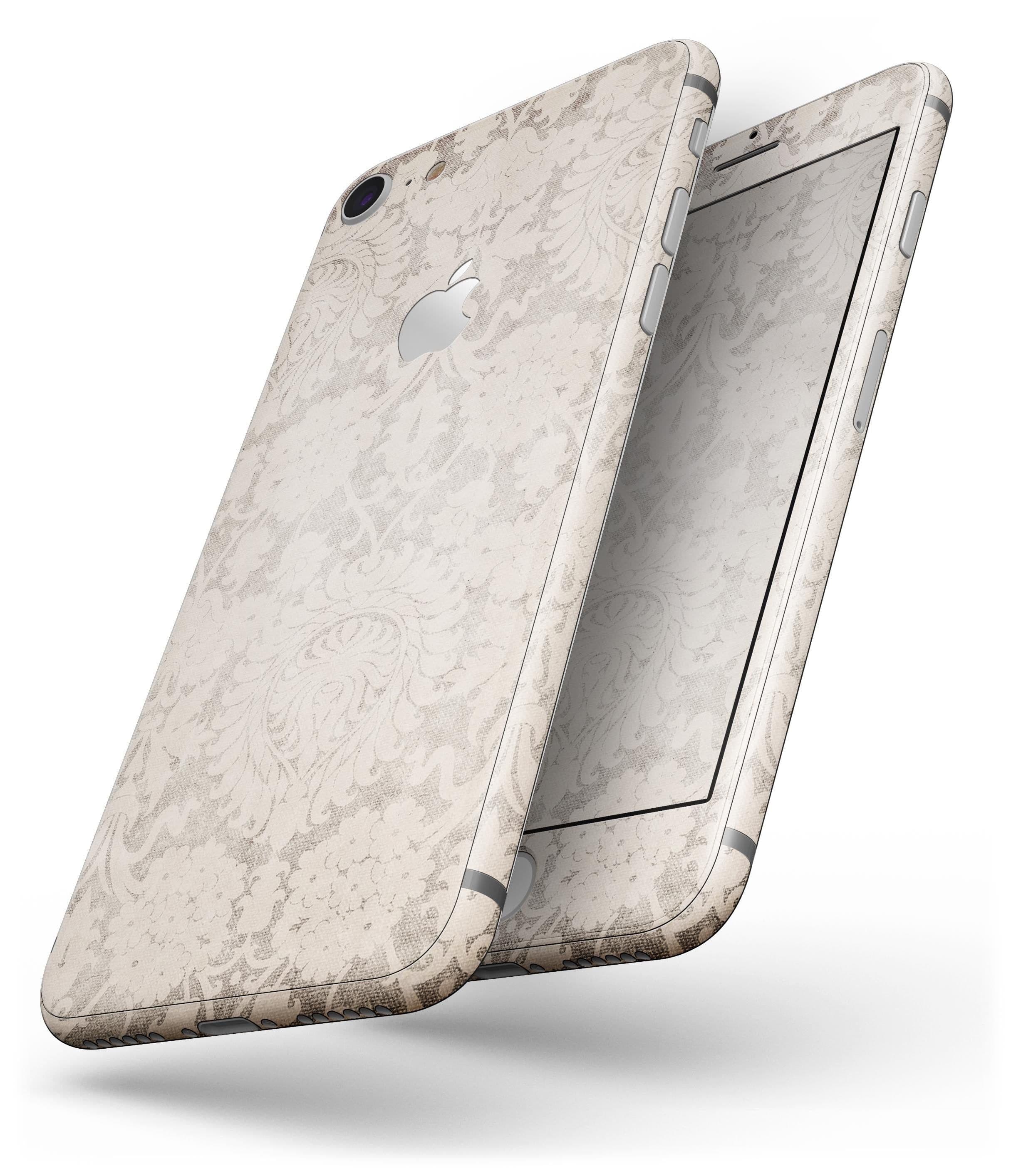 image-Faded Grunge Pattern of Royalty - Skin-kit for the iPhone 8 or 8 Plus
