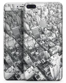 image-Aerial CityScape Black and White - Skin-kit for the iPhone 8 or 8 Plus