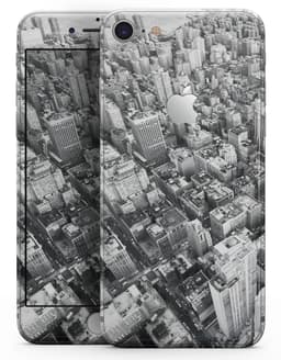 image-Aerial CityScape Black and White - Skin-kit for the iPhone 8 or 8 Plus
