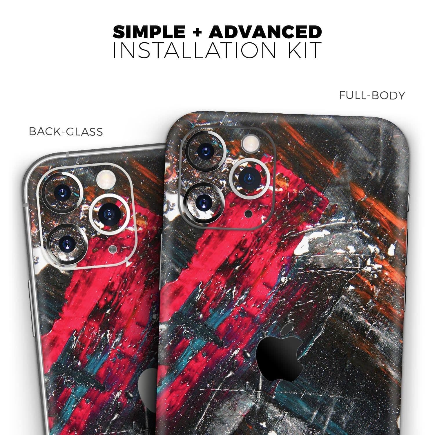 image-Abstract Grungy Oil Mess - Skin-Kit compatible with the Apple iPhone