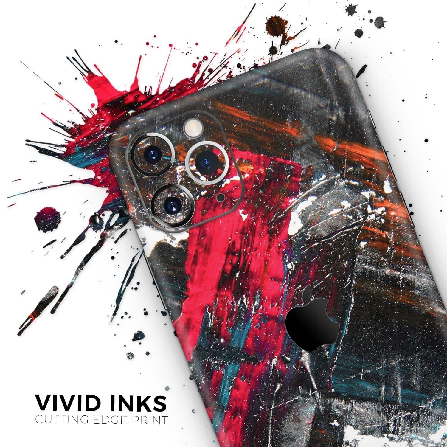 image-Abstract Grungy Oil Mess - Skin-Kit compatible with the Apple iPhone