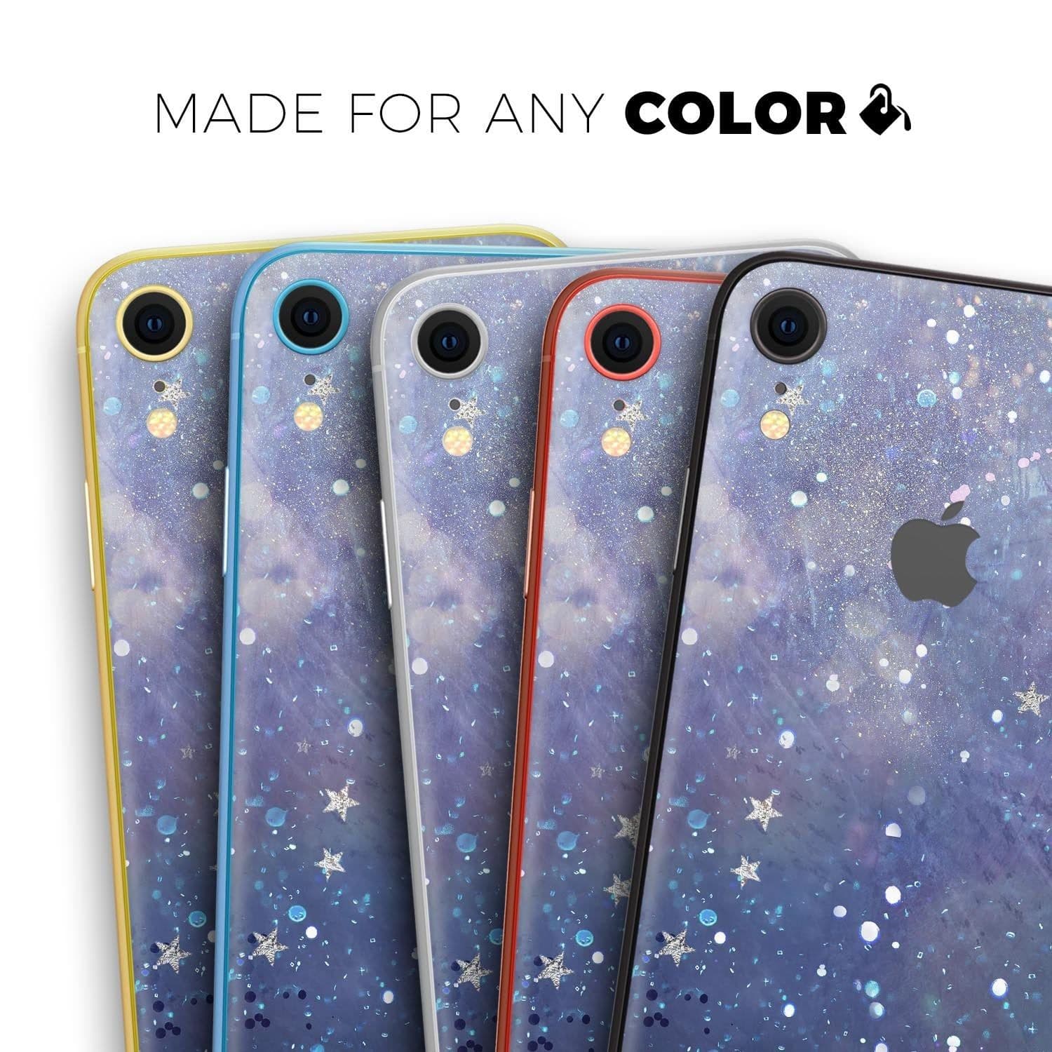image-Abstract Blue Grungy Stars - Skin-Kit for the Apple iPhone XR, XS MAX,