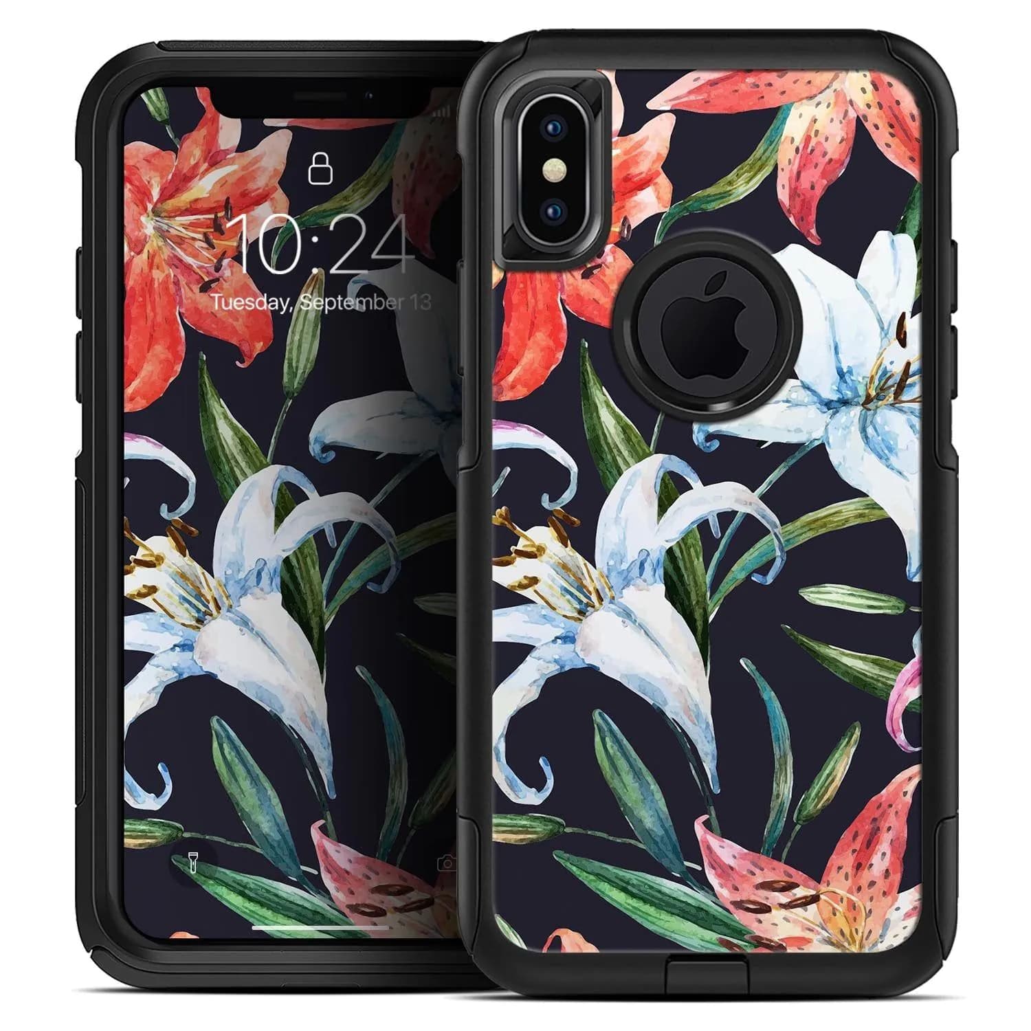 image-Tropical Summer Floral v3 - Skin Kit for the iPhone OtterBox Cases