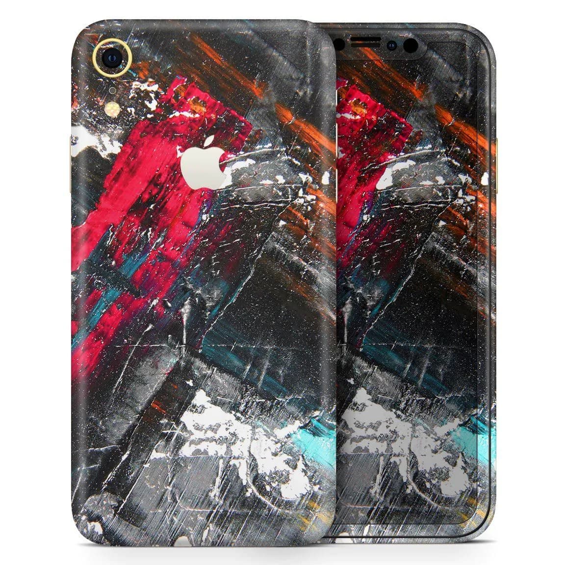 image-Abstract Grungy Oil Mess - Skin-Kit for the Apple iPhone XR, XS MAX,