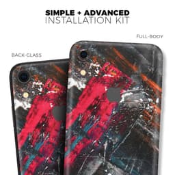 image-Abstract Grungy Oil Mess - Skin-Kit for the Apple iPhone XR, XS MAX,