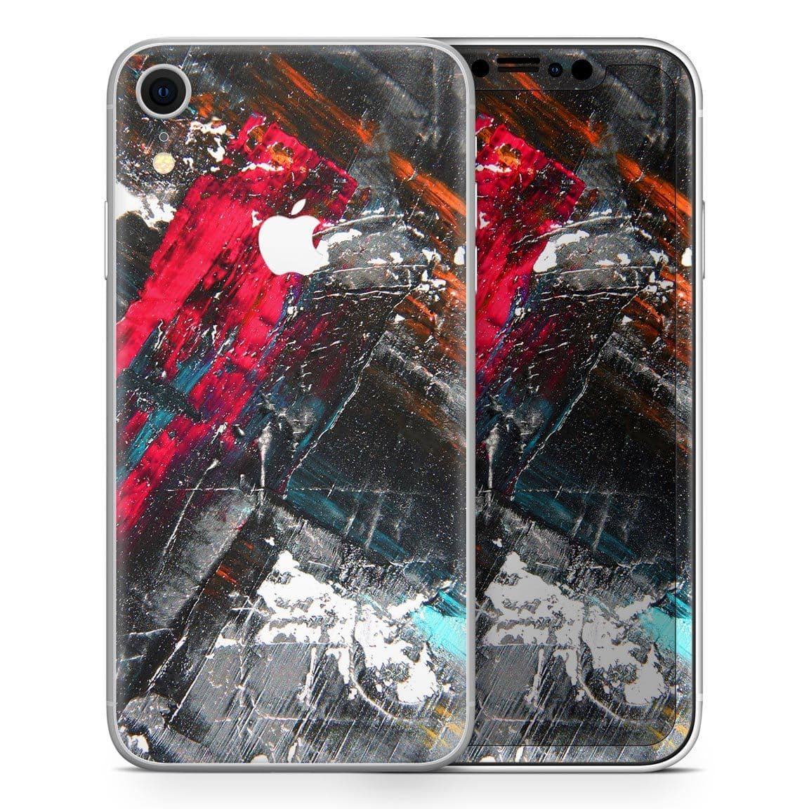 image-Abstract Grungy Oil Mess - Skin-Kit for the Apple iPhone XR, XS MAX,