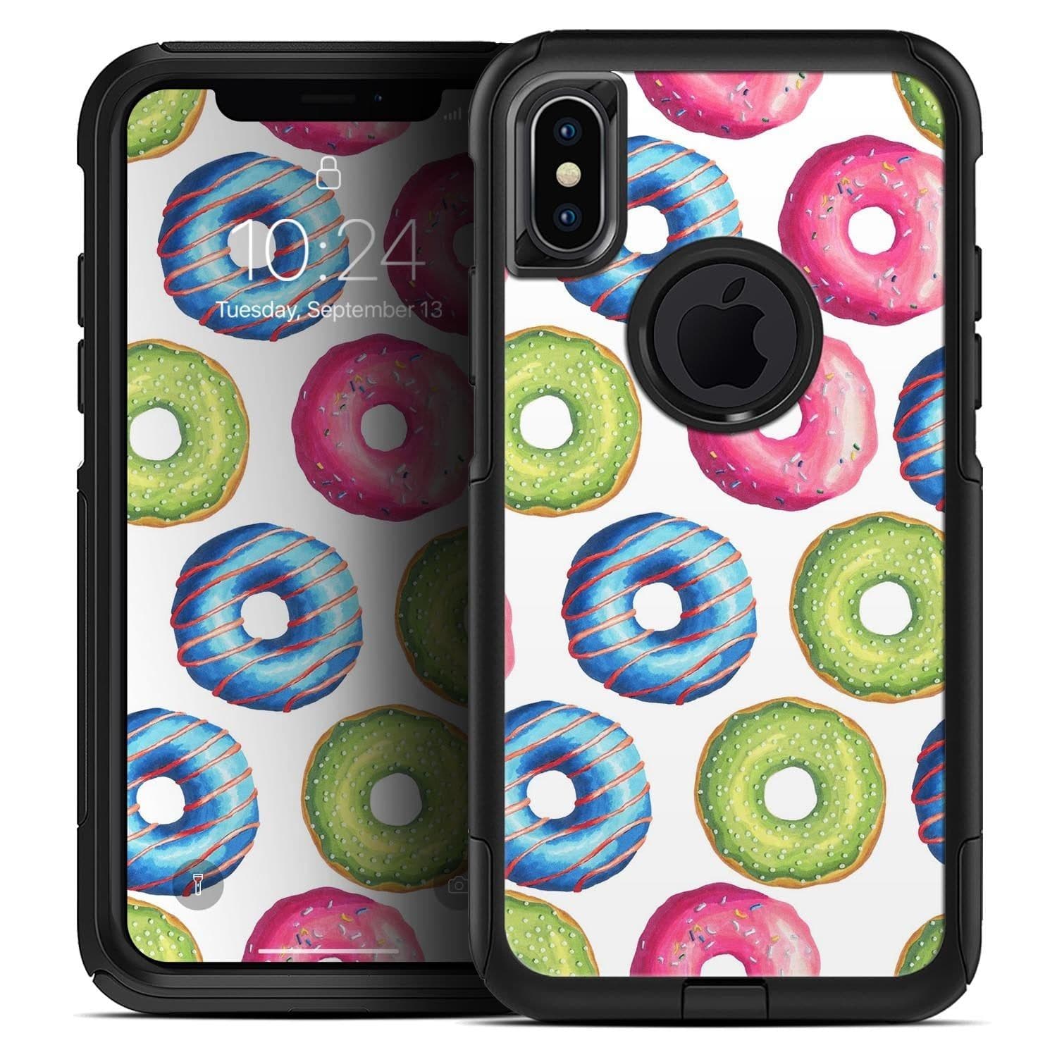 image-Yummy Colored Donut Galore - Skin Kit for the iPhone OtterBox Cases
