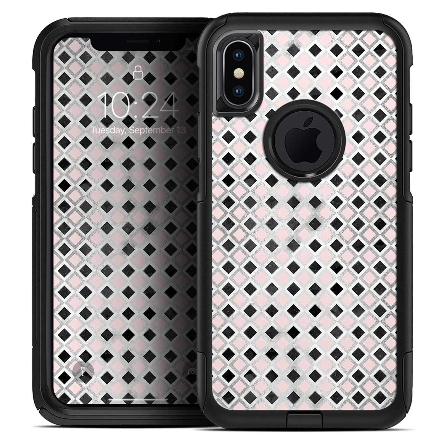 image-Karamfila Silver & Pink Marble V11 - Skin Kit for the iPhone OtterBox