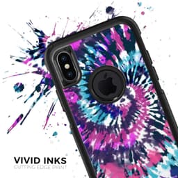 image-Spiral Tie Dye V3 - Skin Kit for the iPhone OtterBox Cases