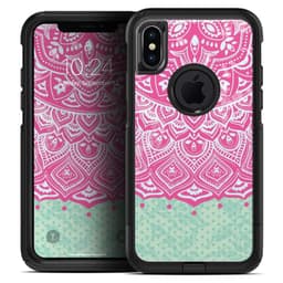 image-Green and Pink Tribal v3 - Skin Kit for the iPhone OtterBox Cases