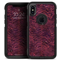 image-Wine Watercolor Tiger Pattern - Skin Kit for the iPhone OtterBox Cases