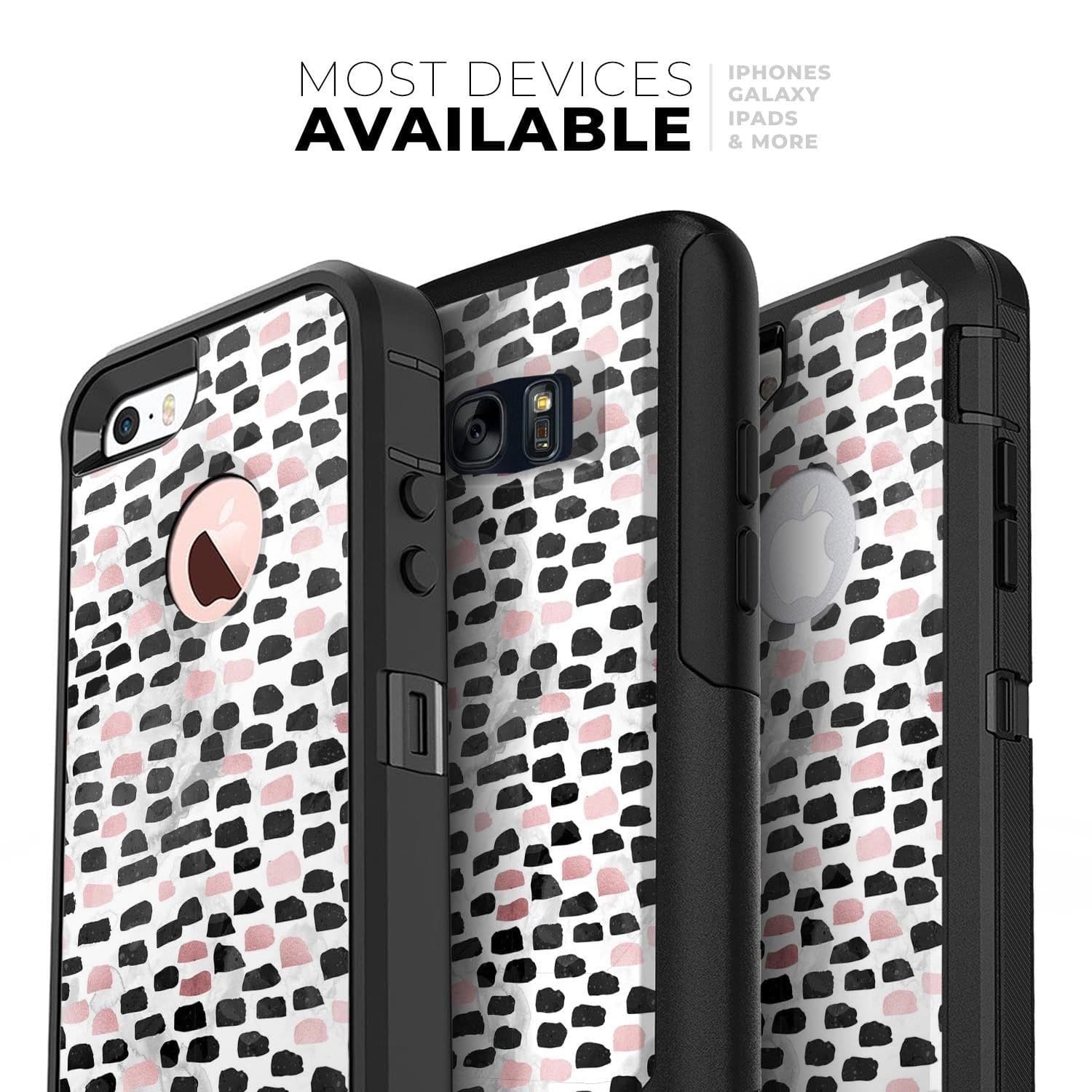 image-Karamfila Marble & Rose Gold v4 - Skin Kit for the iPhone OtterBox