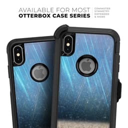 image-Strachted Blue and Gold - Skin Kit for the iPhone OtterBox Cases