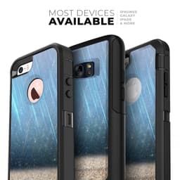 image-Strachted Blue and Gold - Skin Kit for the iPhone OtterBox Cases