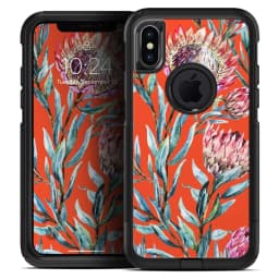 image-Summer Floral Coral v2 - Skin Kit for the iPhone OtterBox Cases