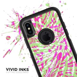 image-Spiral Tie Dye V4 - Skin Kit for the iPhone OtterBox Cases