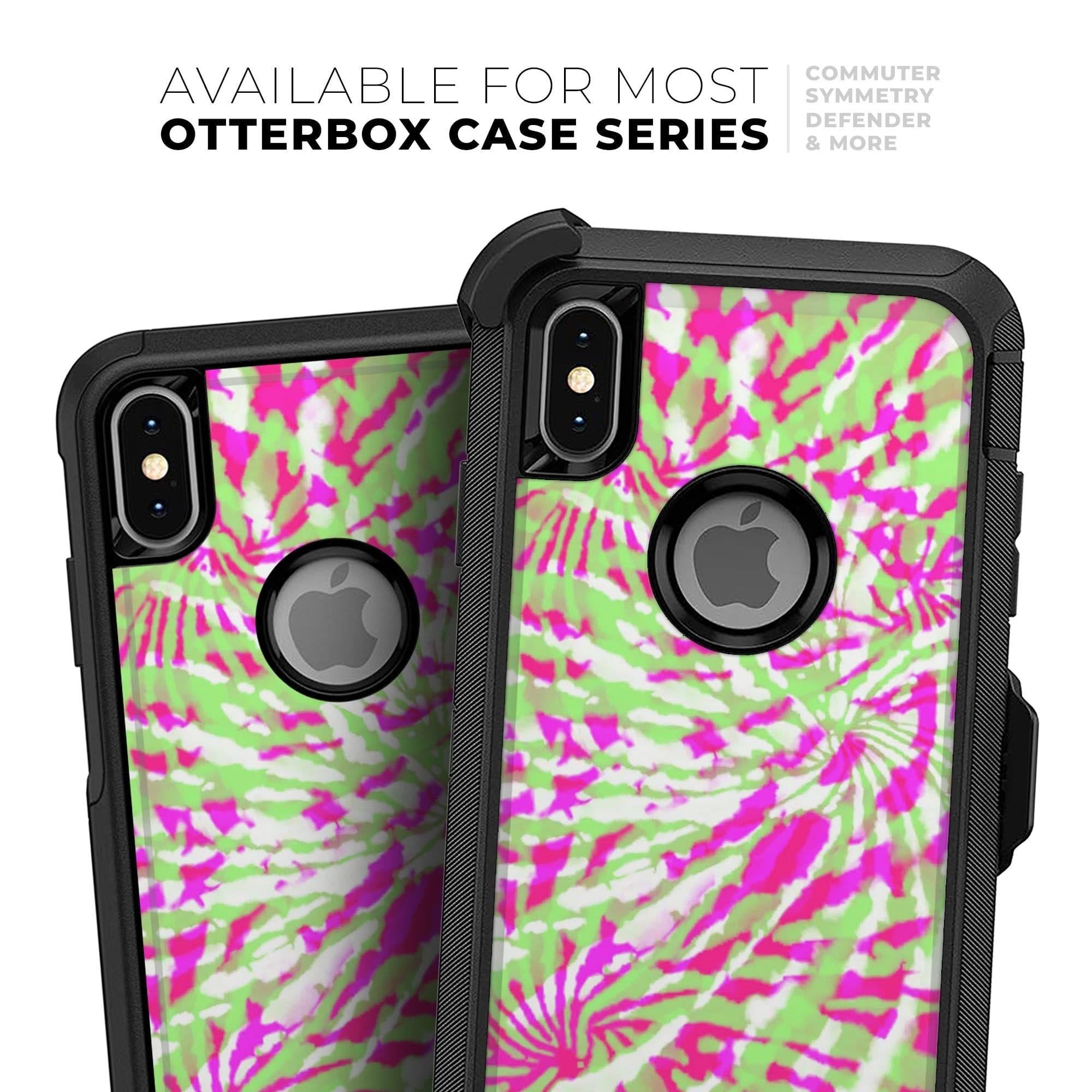 image-Spiral Tie Dye V4 - Skin Kit for the iPhone OtterBox Cases