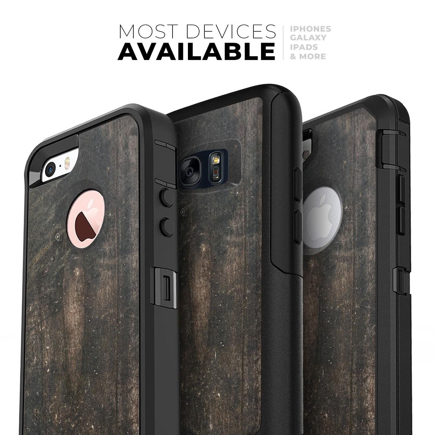 image-Raw Wood Planks V8 - Skin Kit for the iPhone OtterBox Cases