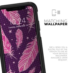 image-Pink Aztec Feather Galore - Skin Kit for the iPhone OtterBox Cases