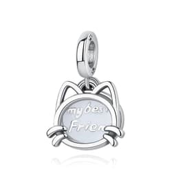 image-Original 925 Sterling Silver Charms Love Pets Dog Cat Paw Print Pendant Beads Fit Brand Bracelets Necklaces Women DIY Jewelry