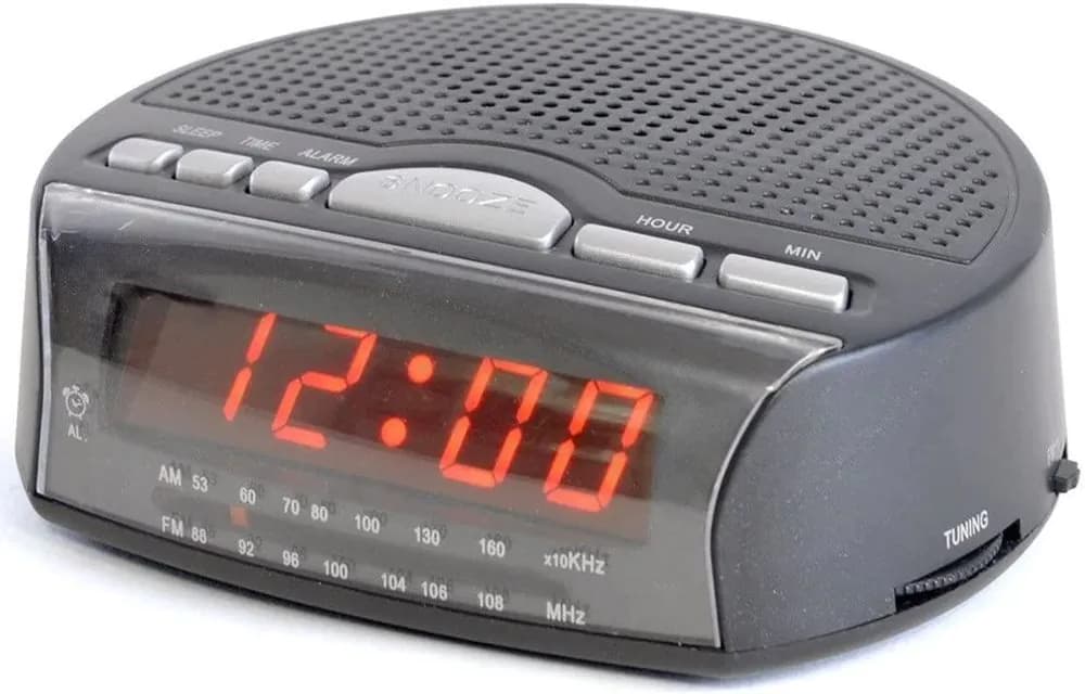 image-Lloytron 'Daybreak' Alarm Clock Radio - Black J2006BK