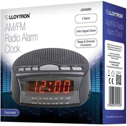 image-Lloytron 'Daybreak' Alarm Clock Radio - Black J2006BK
