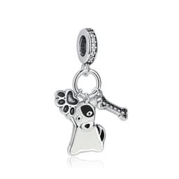 image-Original 925 Sterling Silver Charms Love Pets Dog Cat Paw Print Pendant Beads Fit Brand Bracelets Necklaces Women DIY Jewelry