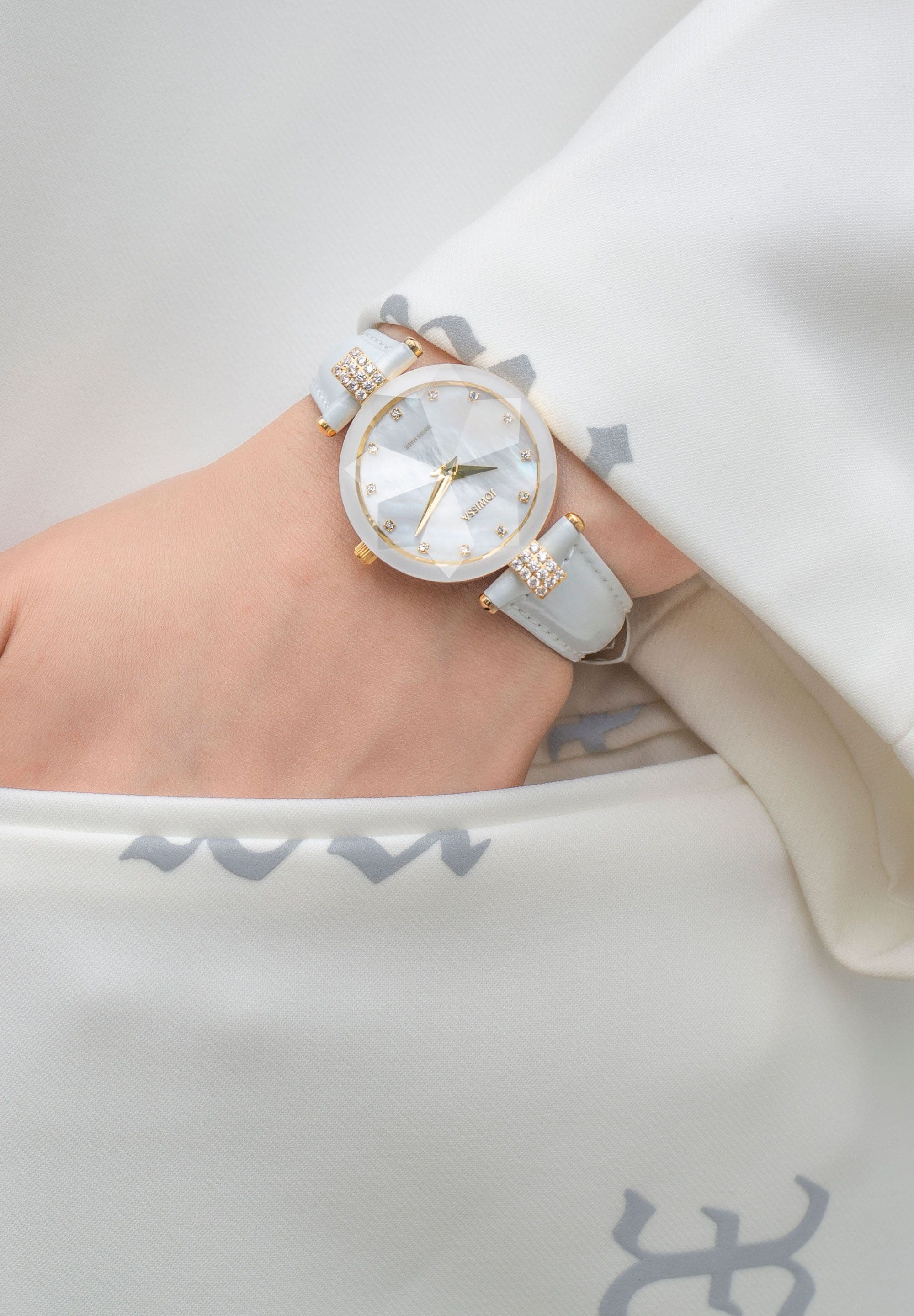 image-Facet Strass Swiss Ladies Watch J5.618.M