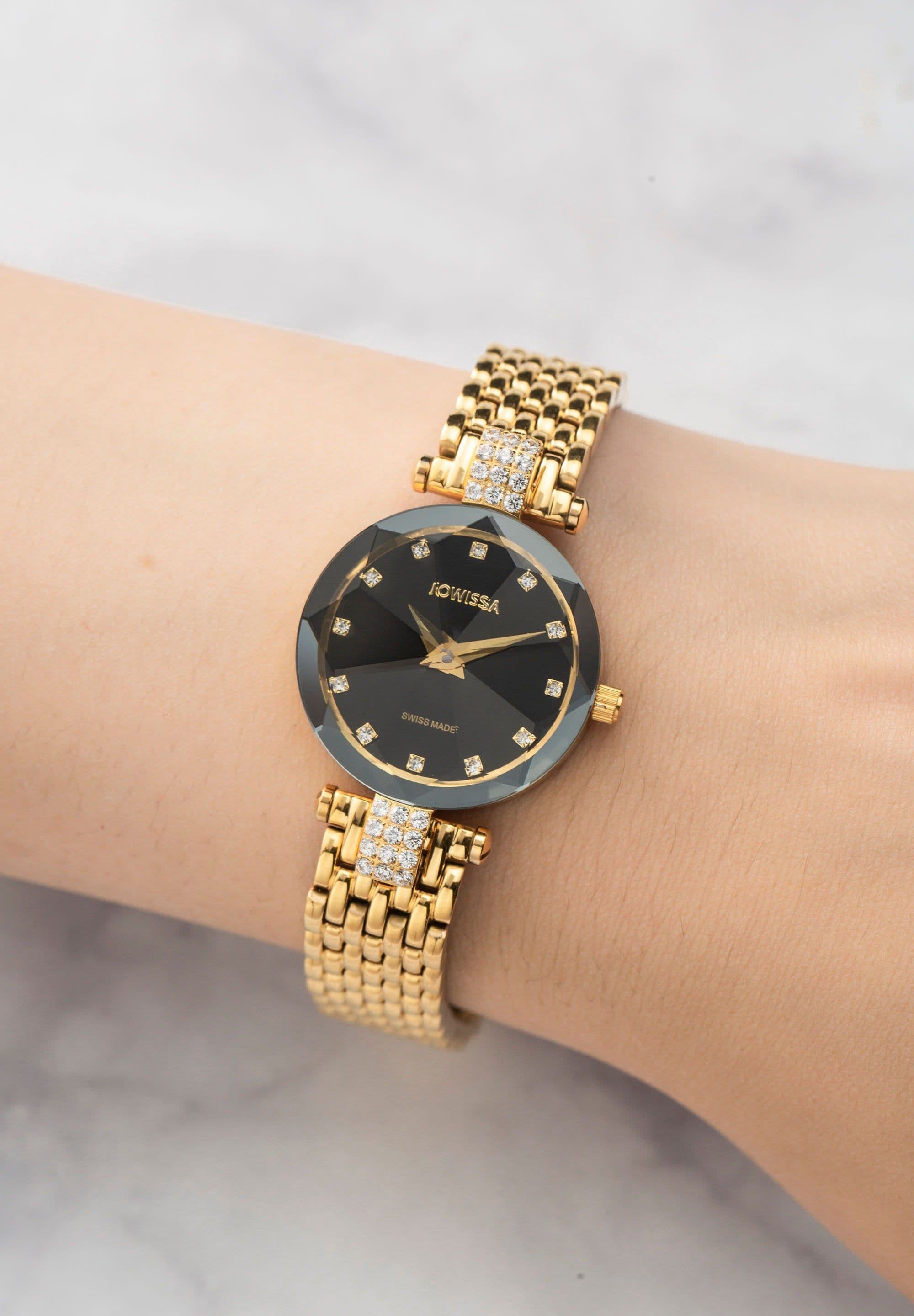 image-Facet Strass Swiss Ladies Watch J5.630.S
