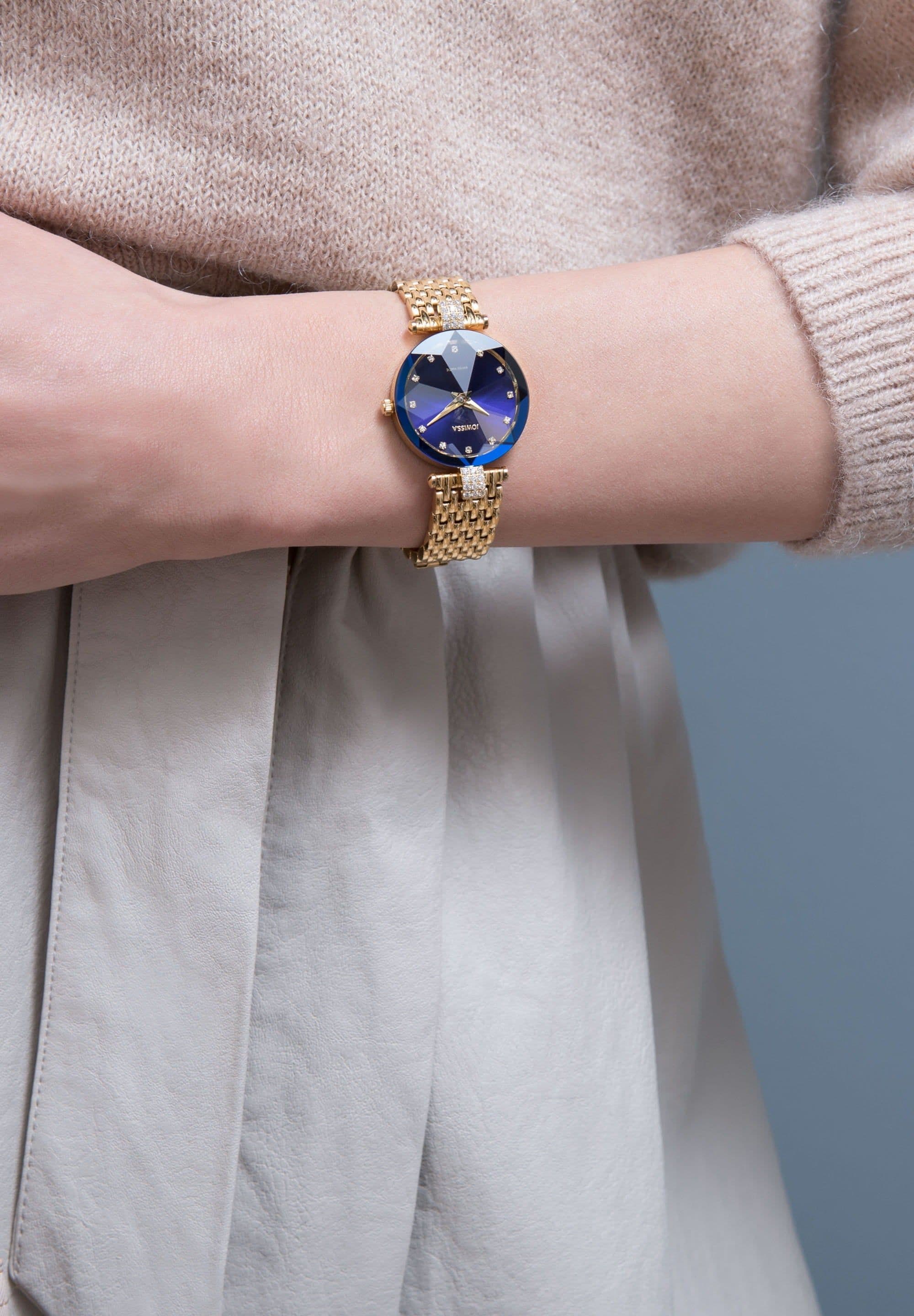 image-Facet Strass Swiss Ladies Watch J5.632.M