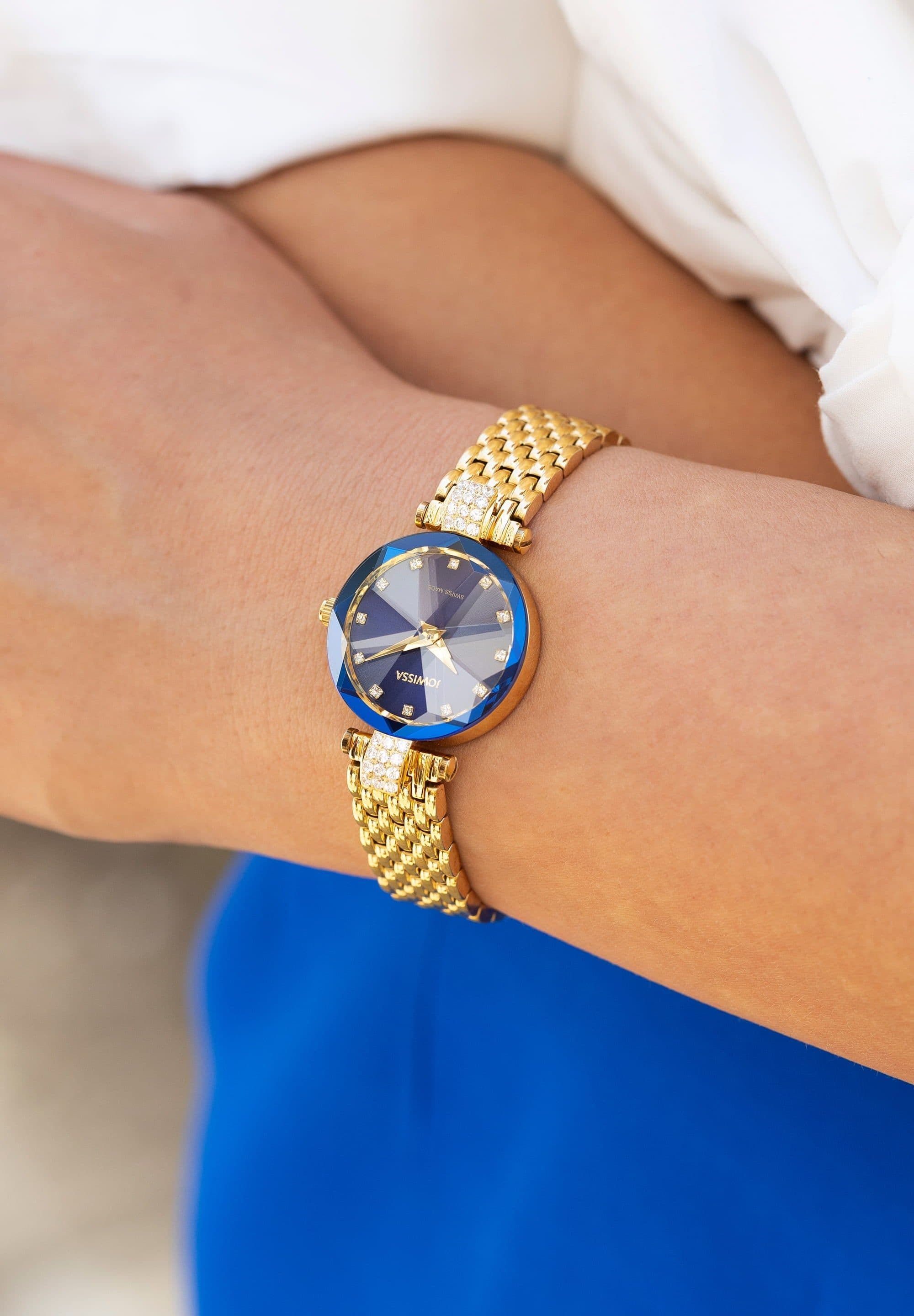 image-Facet Strass Swiss Ladies Watch J5.632.S