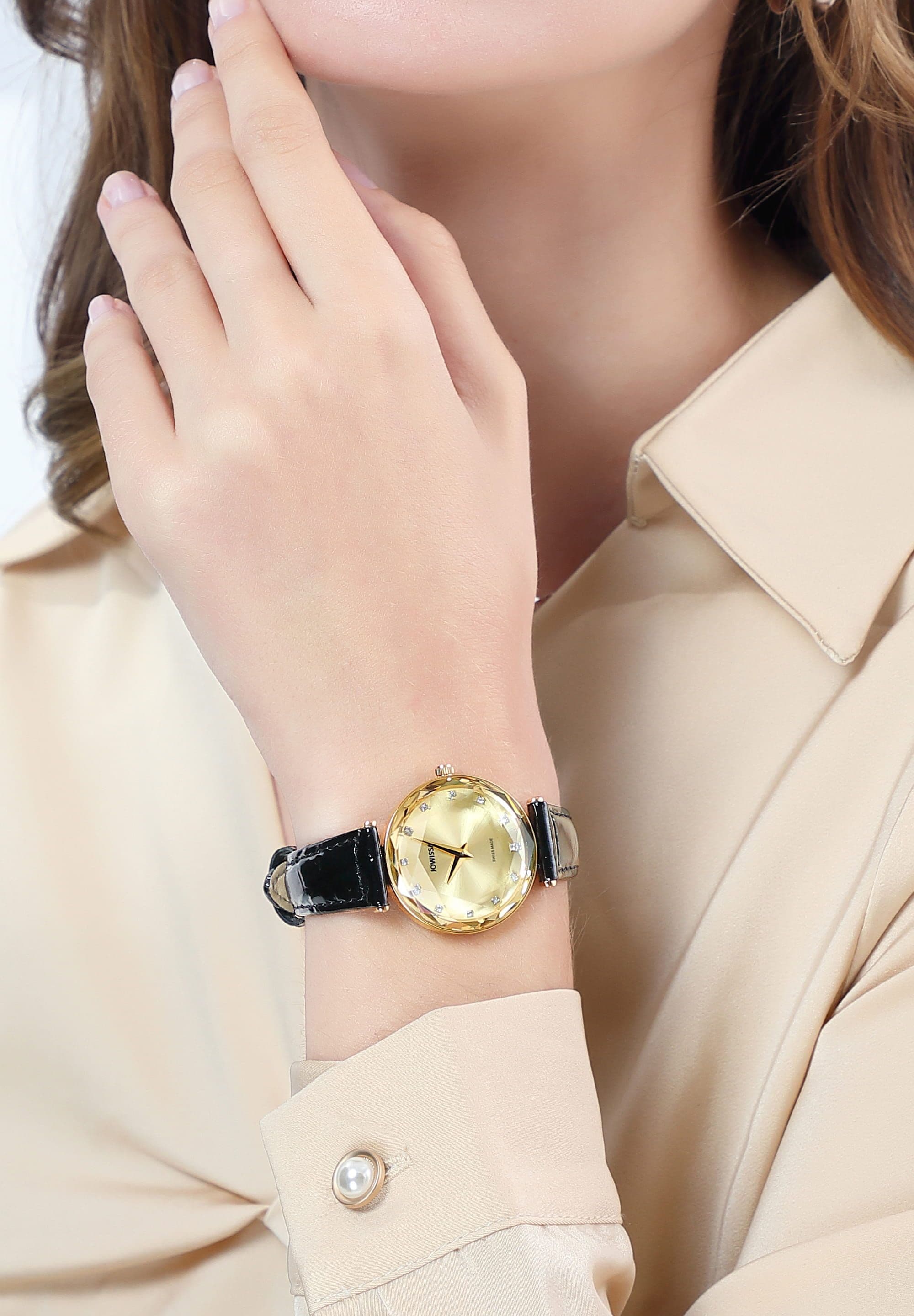 image-Facet Brilliant Swiss Ladies Watch J5.751.M