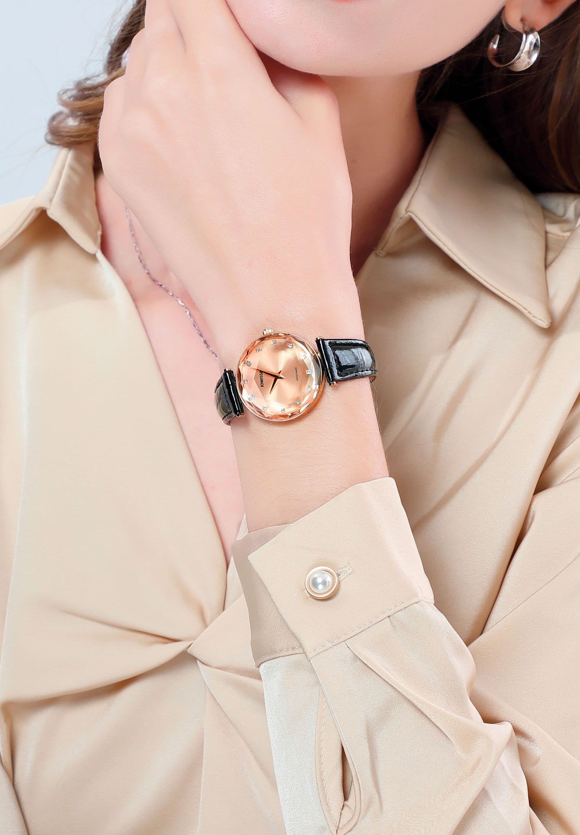 image-Facet Brilliant Swiss Ladies Watch J5.755.M
