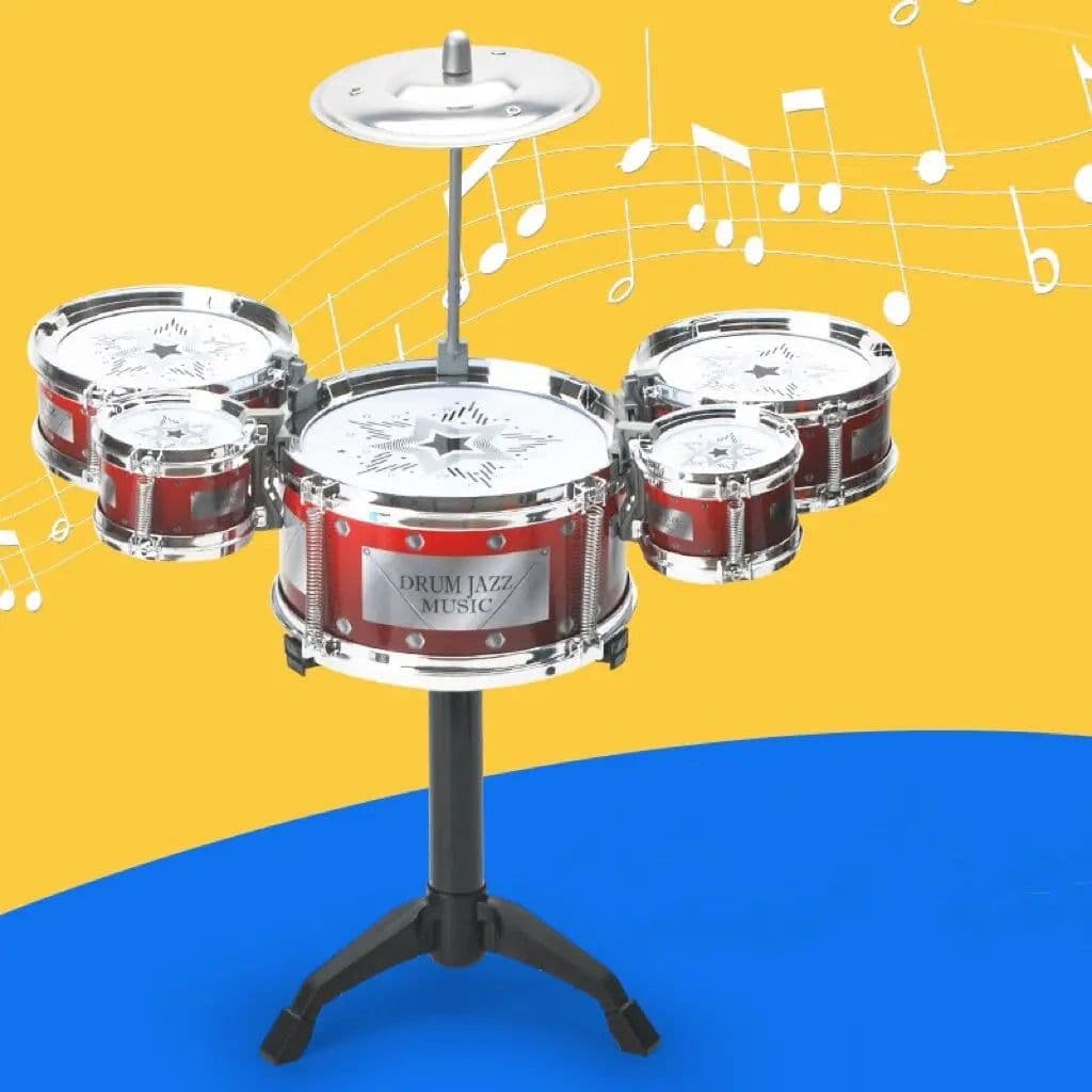 image-Drum sets for children beginners children's toys dynamic jazz drums for western percussion instrument