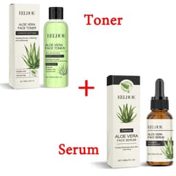 image-Eelhoe Aloe Vera Skin Care Series Fade Fine Lines Light Weight Improving Elasticity Nourishing Hydrating Facial Moisturizing Set