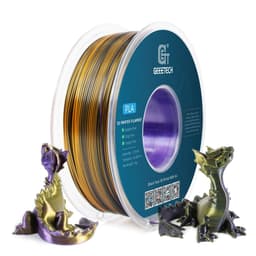 image-Geeetech Three Tri Color Silk PLA Filament , 3D Filament 1,75 mm 1KG Spool Wire (+/-0.03mm) Vacuum packaging, special color