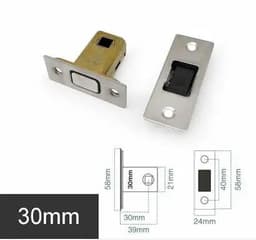 image-Magnetic mute magnetic lock Silent lock body Bathroom door magnetic lock core Eccentric lock Margin 22mm 25mm 30mm 35mm 40mm 50