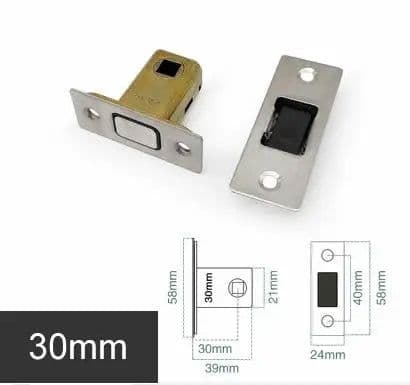 image-Magnetic mute magnetic lock Silent lock body Bathroom door magnetic lock core Eccentric lock Margin 22mm 25mm 30mm 35mm 40mm 50