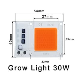 image-LED Grow COB Light Chip Full Spectrum AC 220V 10W 20W 30W 50W No need driver For Growth Flower Seedling Grow Plant Lighting