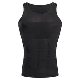 image-YBFDO Men Body Shaper Slimming Compression Vest Undershirt Seamless Waist Trainer Tank Top Belly Control Weight Loss Shapewear