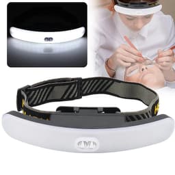 image-Led Headlamp Usb Rechargeable For Eyelash Extension Grafting Lamp Eye Protection Light Shadowless Nail Art Eyebrow Lip Tattoo