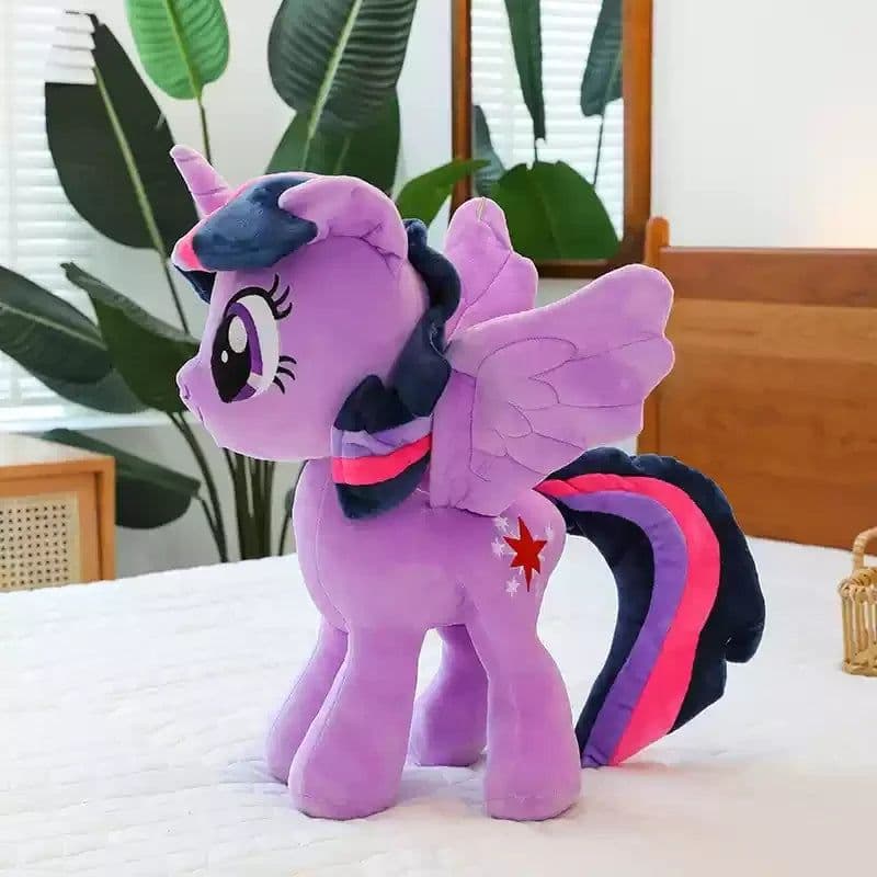 image-30/40/50cm Anime My Little Pony Prototype Plush Doll Anime Soft Pillow Girl Fluttershy Sofa Ornaments Children'S Customized Gift