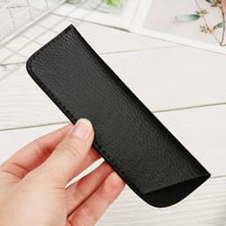 image-Leather Eyewear Accessories Reading Glasses Bag Case Sun Glasses Pouch Glasses Protective Case Sunglasses Case Box Simple