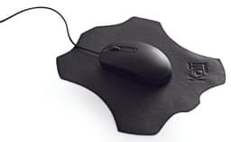 image-K0001AB | Mouse Pad in Genuine Leather Made in Italy Col. Black