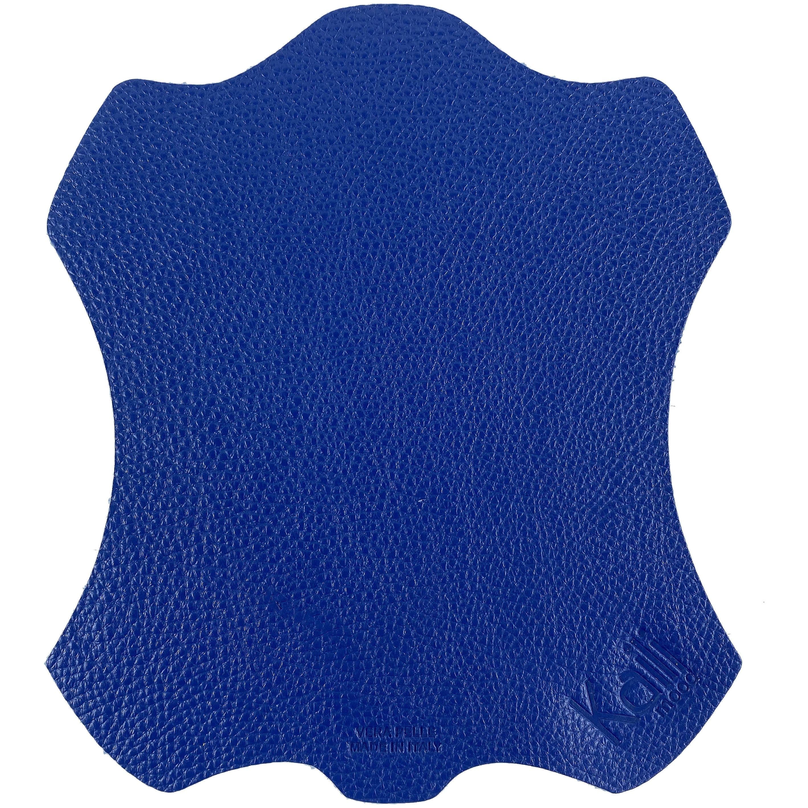 image-K0001DB | Mouse Pad in Genuine Leather Made in Italy Col. Blue