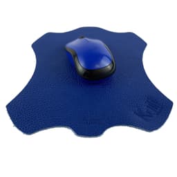 image-K0001DB | Mouse Pad in Genuine Leather Made in Italy Col. Blue