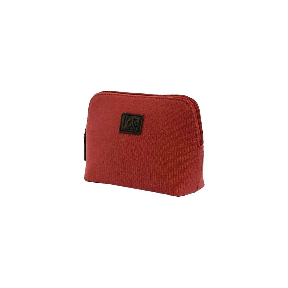 image-K0026XB | Woman Pochette - Canvas/Genuine Leather Col. Bordeaux