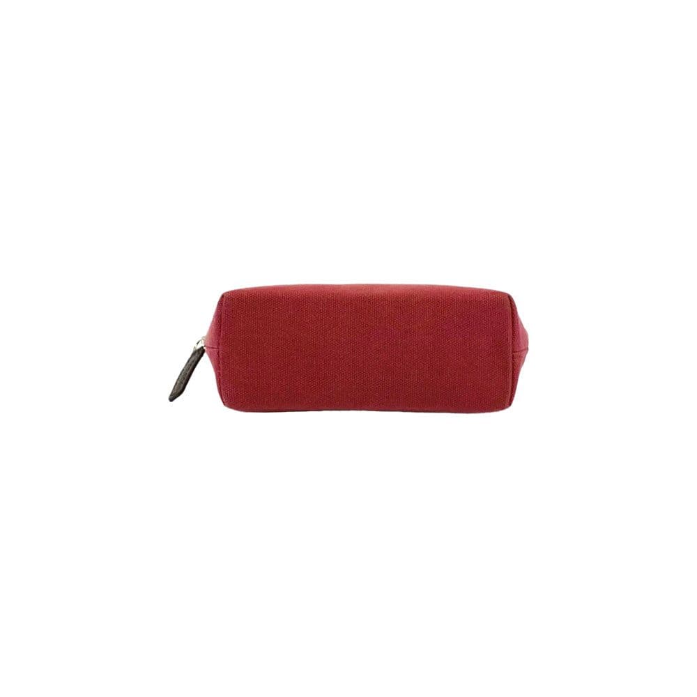 image-K0026XB | Woman Pochette - Canvas/Genuine Leather Col. Bordeaux