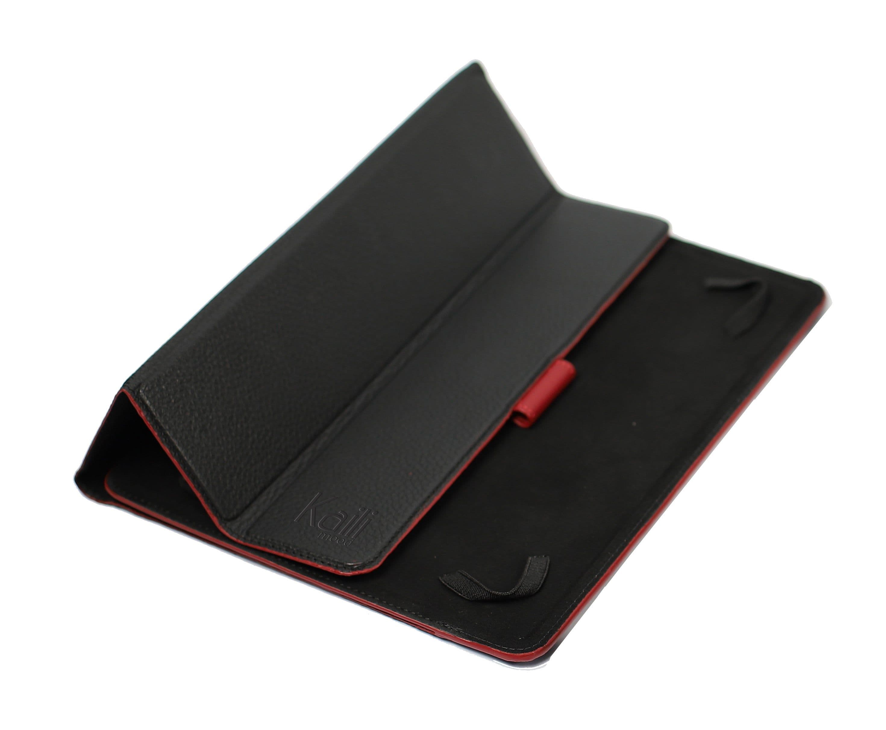 image-K0033AB | Case/Support for Tablet - Genuine Leather Col. Black