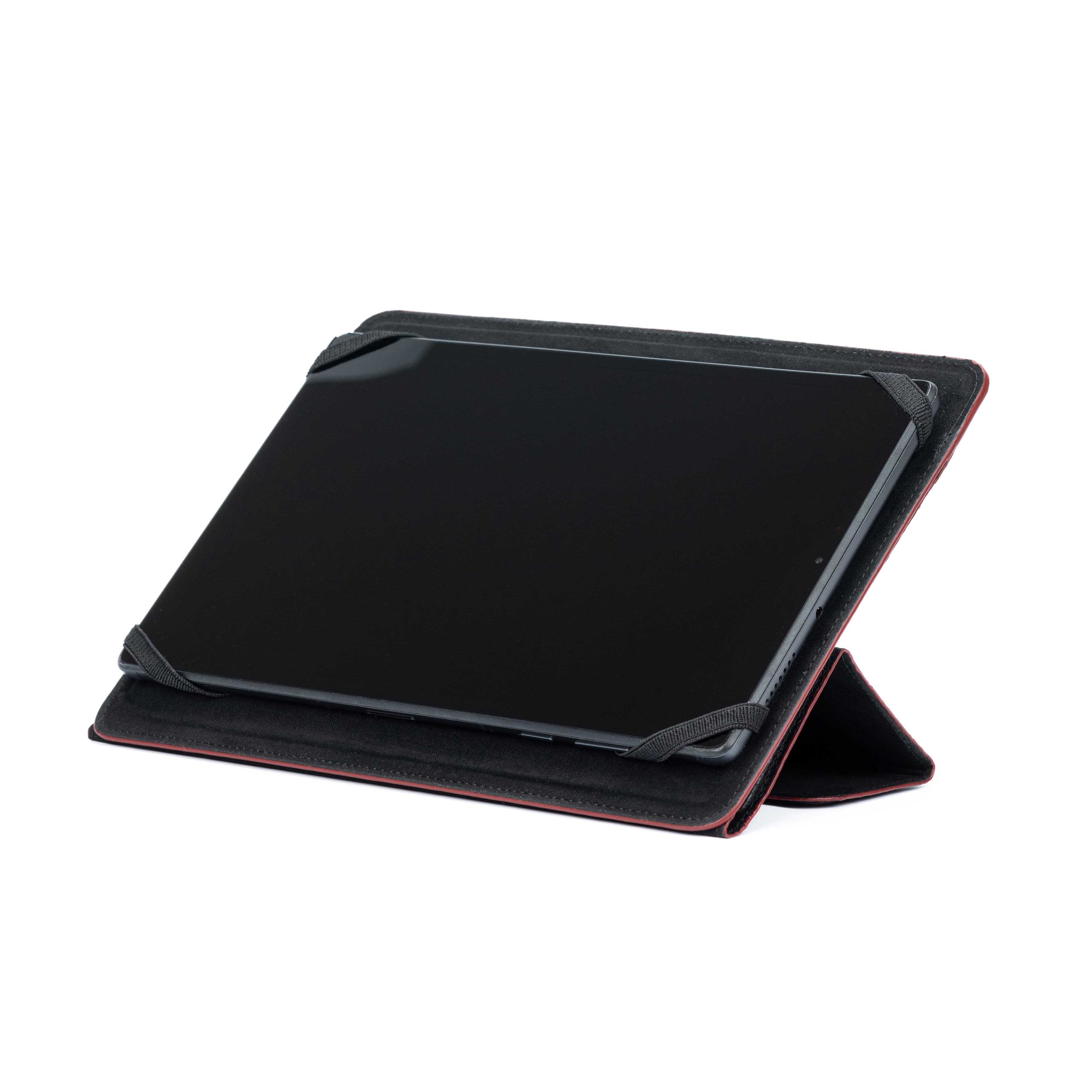 image-K0033AB | Case/Support for Tablet - Genuine Leather Col. Black